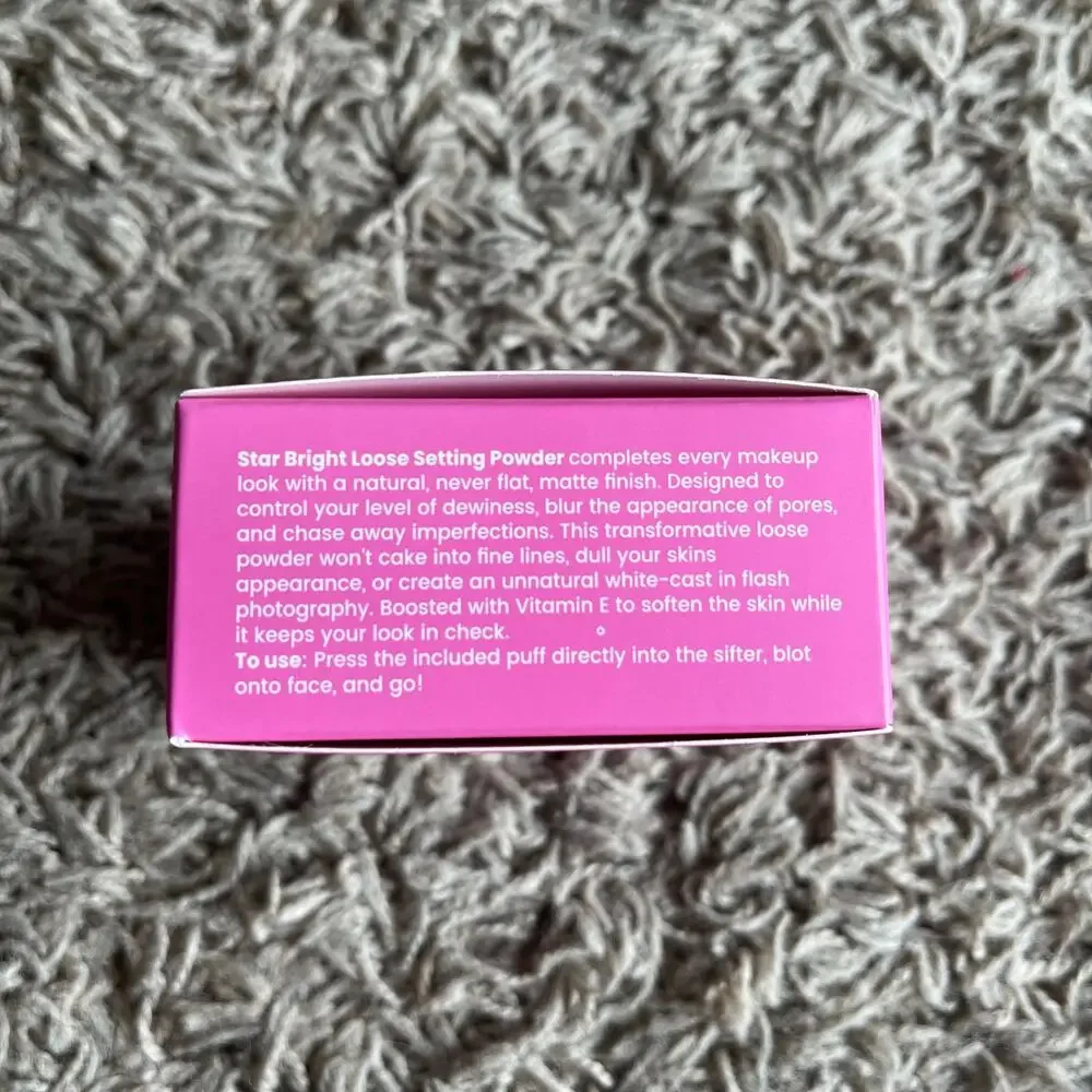 NWT! Half Caked Star Bright Loose Setting Powder Pink